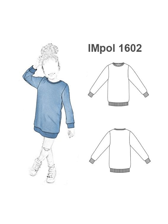 POLERON BUZO LARGO NIÑA NENA