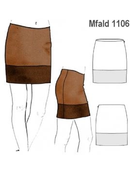 FALDA CORTE BASTA, PRETINA INTERIOR, MOD