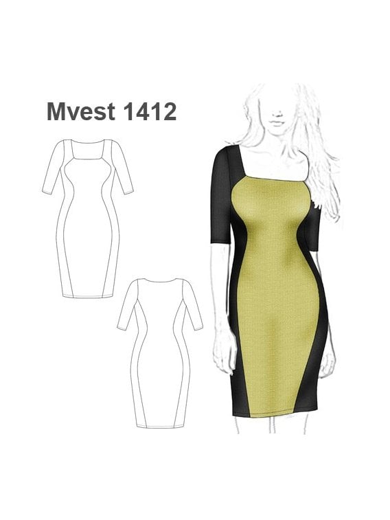 VESTIDO AJUSTADO MODELADOR MUJER