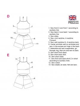 PIJAMA 2 PIEZAS MUJER 2017