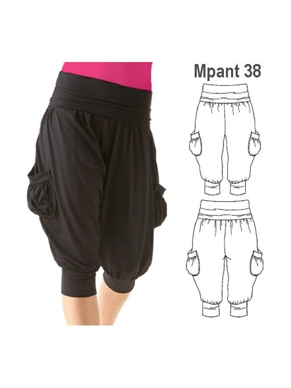 PANTALON HAREM MUJER 0938