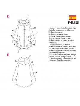ABRIGO ASIMETRICO MUJER 2008