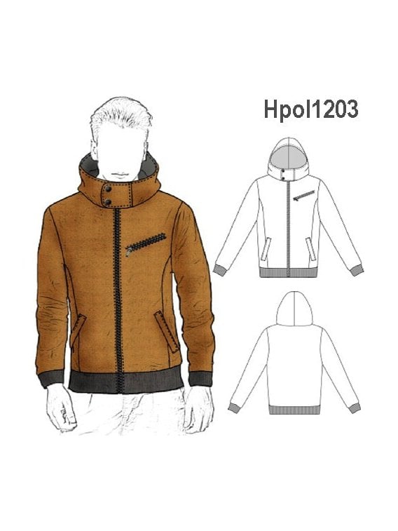 POLERON CHAQUETA HOMBRE 1203