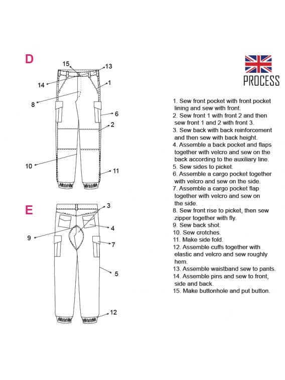 PANTALON CARGO HOMBRE RT 2020