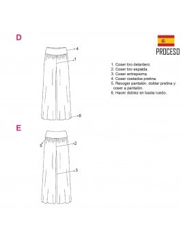 PANTALON PALAZZO MUJER 1303