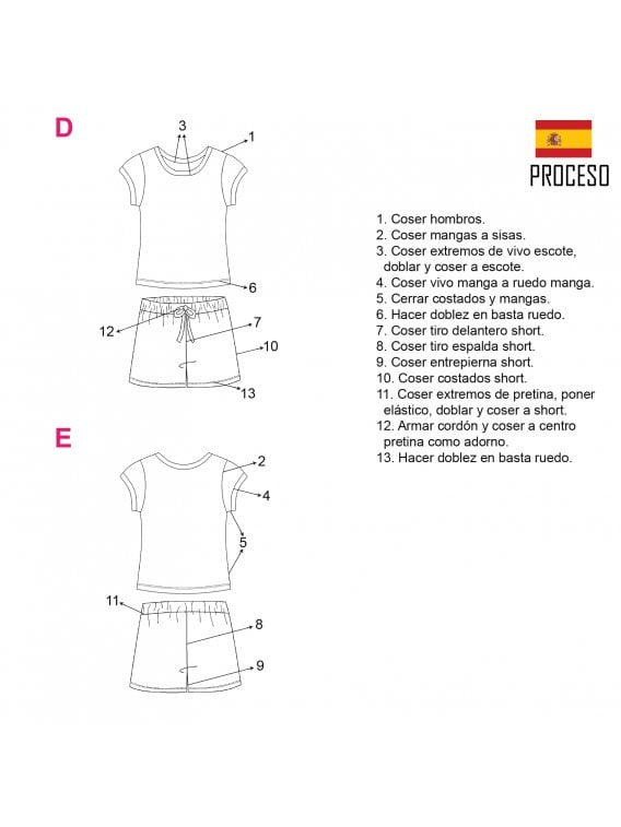 PIJAMA 2 PIEZAS NIÑA 0913