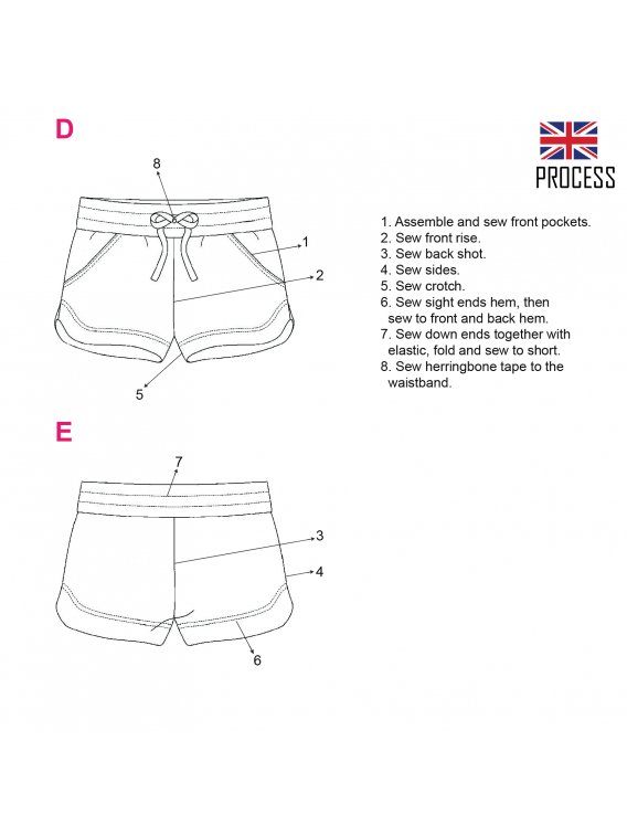 SHORT EN PUNTO NIÑA 1101