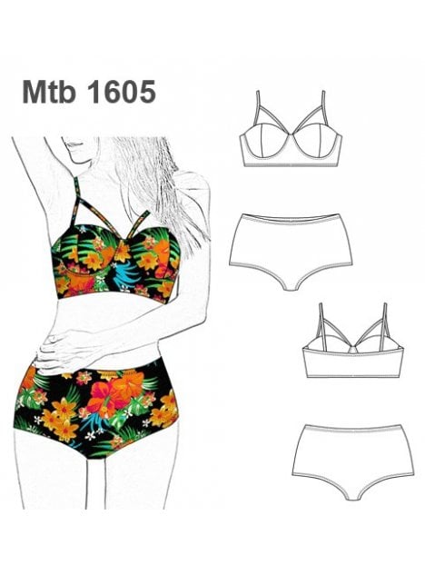 TRAJE DE BAÑO BIKINI MUJER 1605