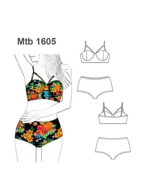 TRAJE DE BAÑO BIKINI MUJER 1605