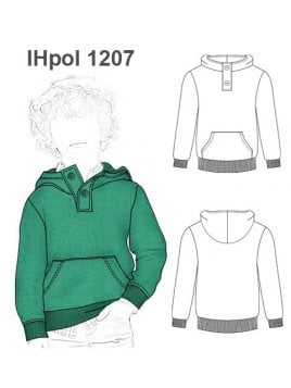 POLERON BOTONES CUELLO