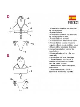 TRAJE DE BAÑO BIKINI MUJER 2001