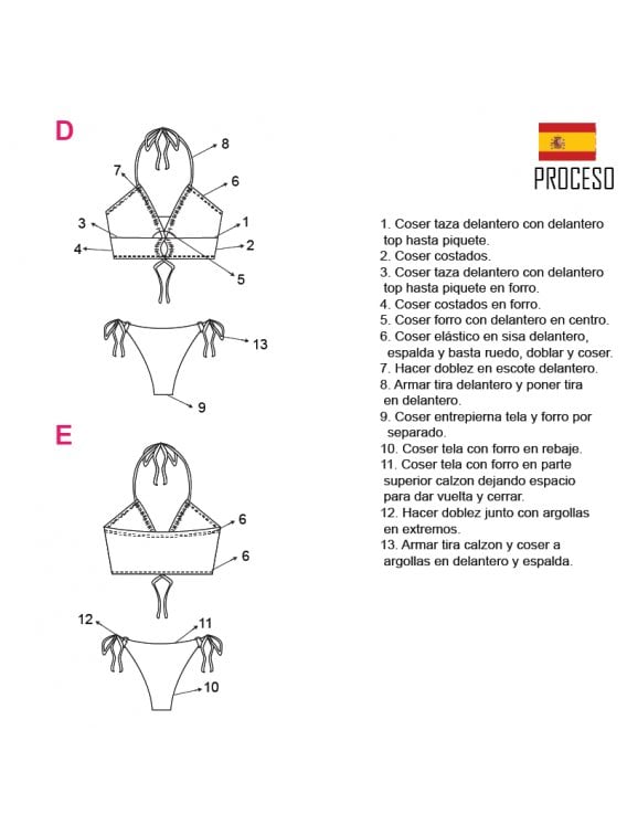 TRAJE DE BAÑO BIKINI MUJER 2001