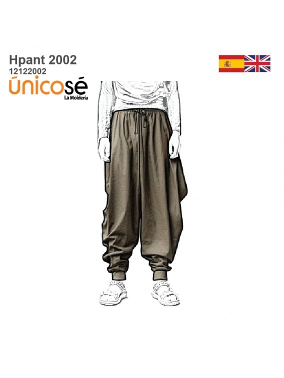 MOLDE: PANTALON ARABE HOMBRE 2002