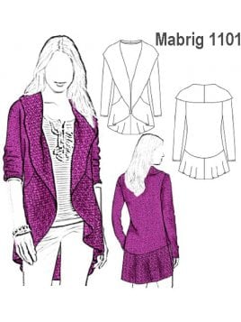 ABRIGO TEJIDO CIRCULAR MUJER.