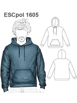 POLERON BUZO CAPUCHA OVERSIZE UNISEX