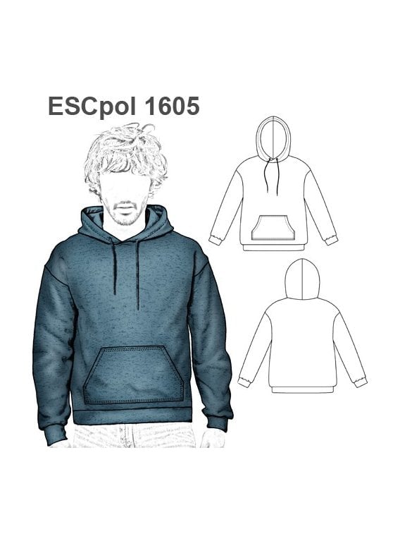 POLERON BUZO CAPUCHA OVERSIZE UNISEX