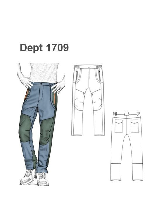 DEPORTE PANTALON TREKKING 1709