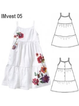 VESTIDO RUEDOS NIÑA