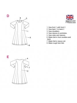 VESTIDO SEMIPLATO MUJER 2101