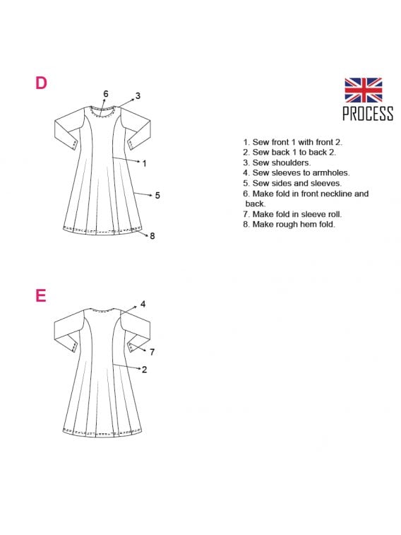 VESTIDO SEMIPLATO MUJER 2101