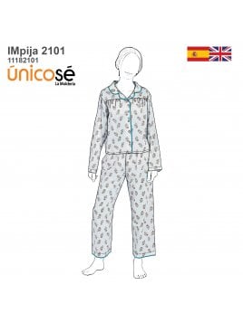 PIJAMA 2 PIEZAS MUJER 2101