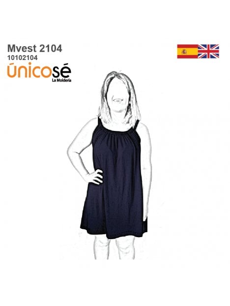 VESTIDO SOLERA MUJER 2104