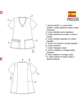 BLUSA SANITARIA MUJER RT 2106