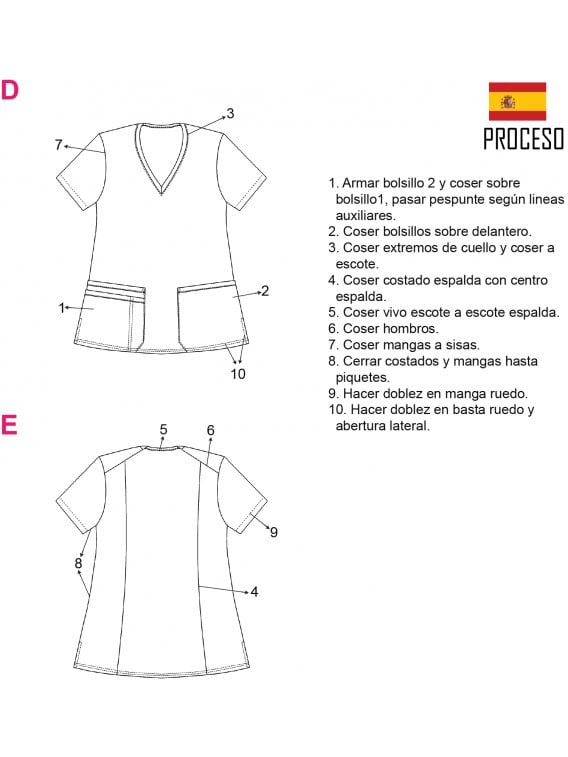 BLUSA SANITARIA MUJER RT 2106