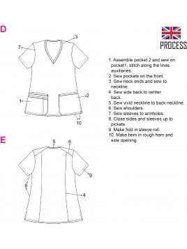 BLUSA SANITARIA MUJER RT 2106