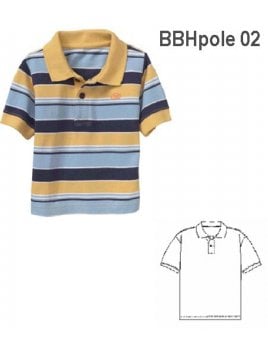 POLERA CUELLO Y PATA BEBE