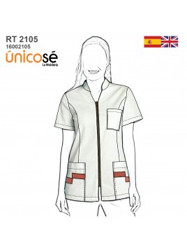 CHAQUETA SANITARIA MUJER 2105