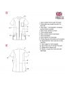 CHAQUETA SANITARIA MUJER 2105