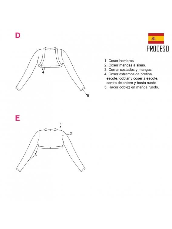 MANGAS TELA DE PUNTO 