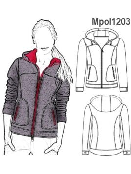POLERON CHAQUETA MUJER 1203