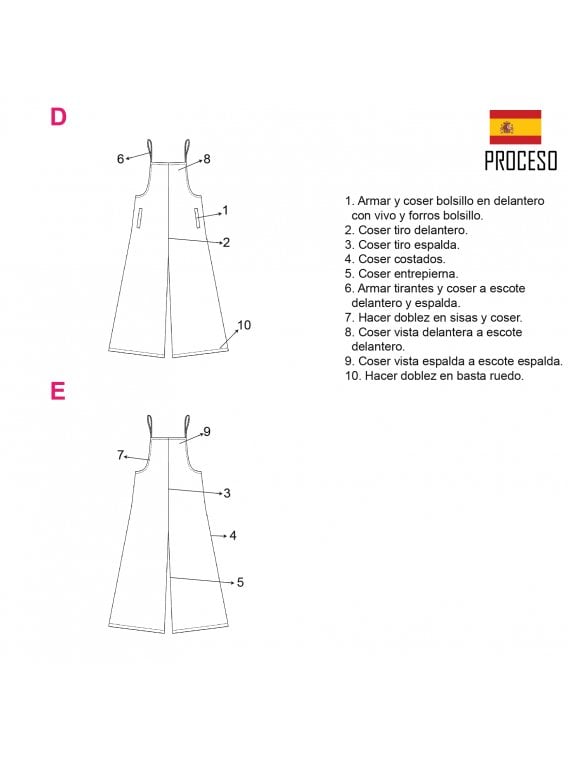 ENTERITO JARDINERA MUJER 2101