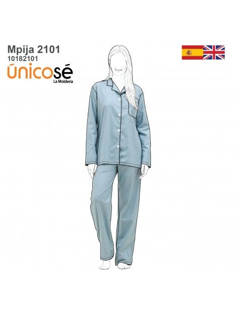 PIJAMA 2 PIEZAS MUJER 2101