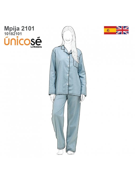 PIJAMA 2 PIEZAS MUJER 2101