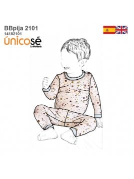 PIJAMA 2 PIEZAS BEBE 2101