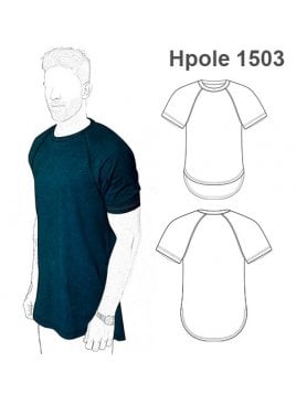 POLERA REMERA RAGLAN HOMBRE