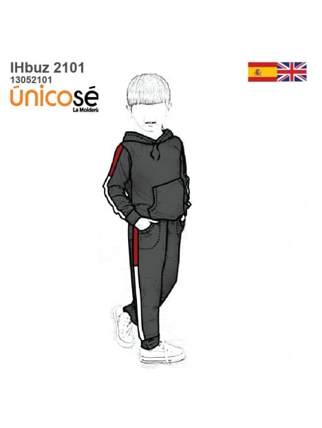 MOLDE: BUZO URBANO NIÑO 2101