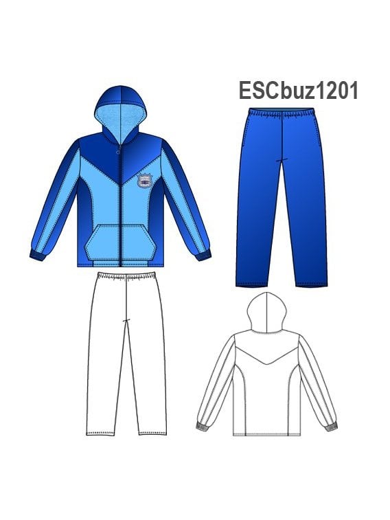 BUZO CORTES Y CAPUCHON, 