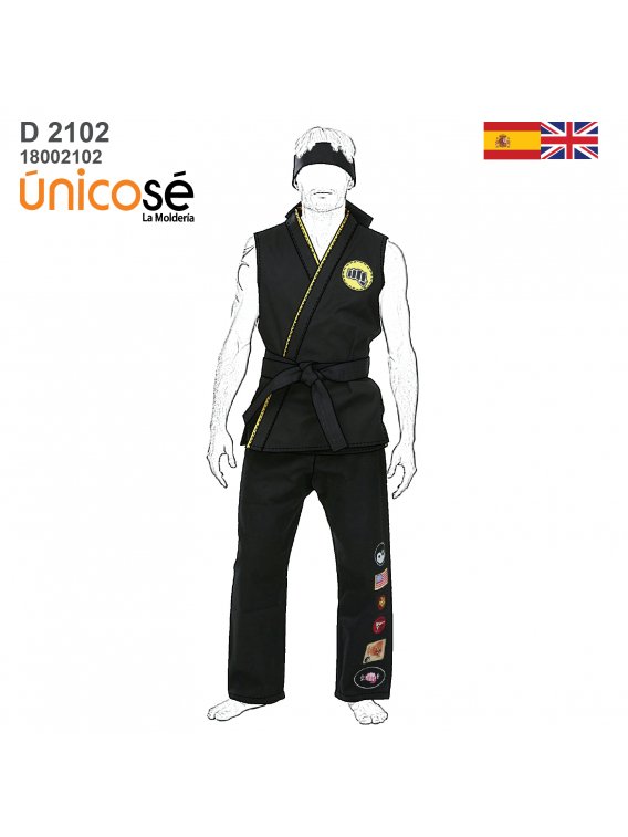 DISFRAZ KARATE D 2102