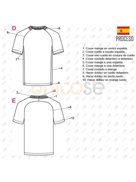 DEPORTE CAMISETA FUTBOL 1822