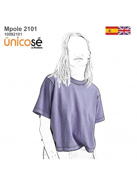 POLERA BASICA OVER SIZE MUJER 2101