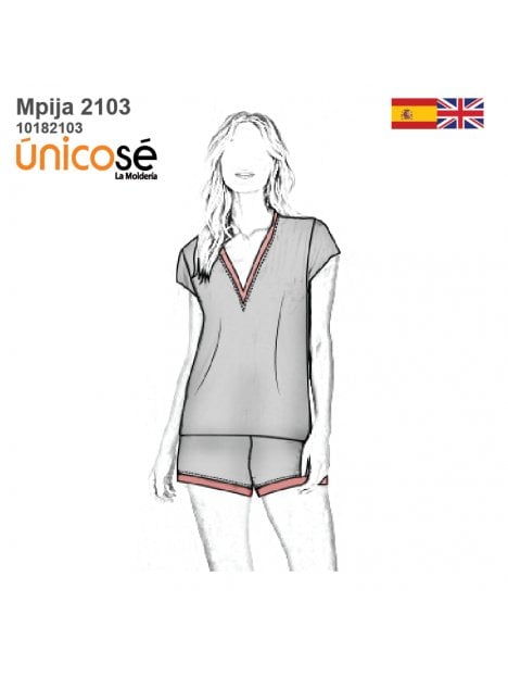 PIJAMA 2 PIEZAS MUJER 2103