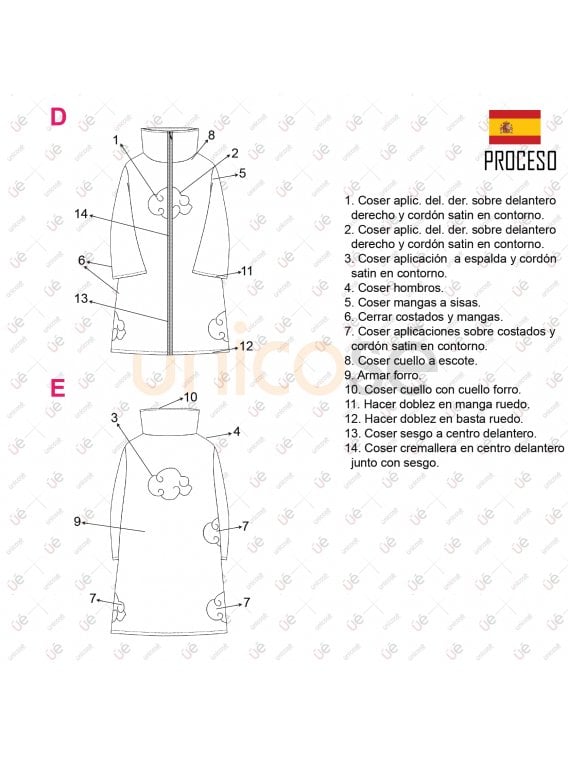 DISFRAZ CAPA ANIME 2101