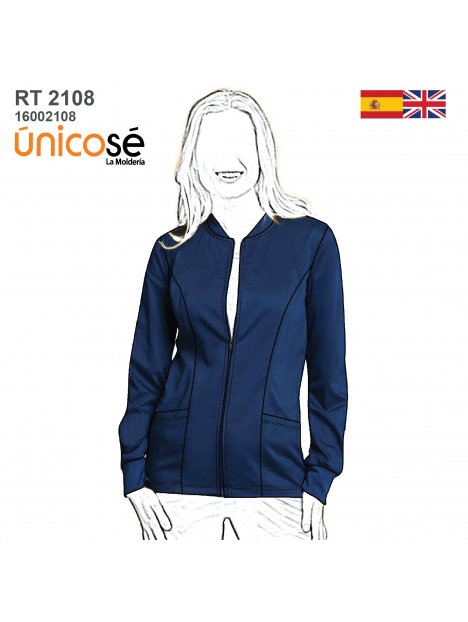 MOLDE: CHAQUETA CORTE PRINCESA RT 2108