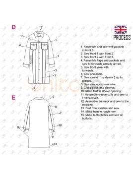 ABRIGO CARGO MUJER 2102