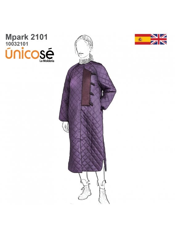 PARKA LARGA MUJER 2101