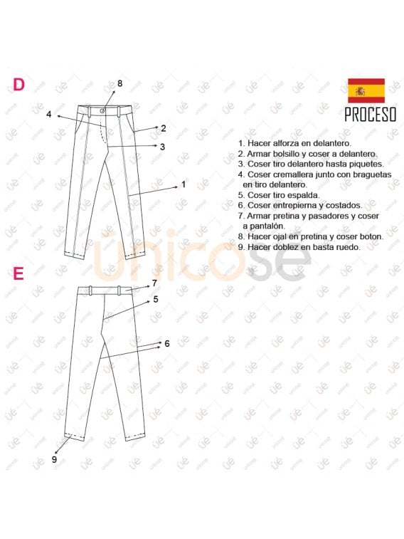 PANTALON CLASICO MUJER 2103